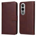 For OPPO K12 Classic Calf Texture Flip Leather Phone Case(Brown)