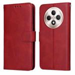 For OPPO Reno12 F 5G Global Classic Calf Texture Flip Leather Phone Case(Red)