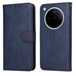 For OPPO Find X8 Classic Calf Texture Flip Leather Phone Case(Blue)