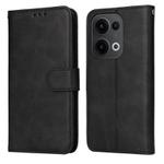 For OPPO Reno13 Global Classic Calf Texture Flip Leather Phone Case(Black)