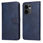 For OPPO Reno13 F 4G / 5G Classic Calf Texture Flip Leather Phone Case(Blue)