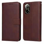 For Realme C67 4G Global Classic Calf Texture Flip Leather Phone Case(Brown)