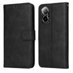 For Realme C67 4G Global Classic Calf Texture Flip Leather Phone Case(Black)