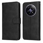 For Realme 12 5G Classic Calf Texture Flip Leather Phone Case(Black)