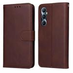 For Realme C65 4G Classic Calf Texture Flip Leather Phone Case(Brown)