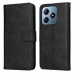 For Realme C63 / C61  / Note 60 Classic Calf Texture Flip Leather Phone Case(Black)