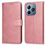 For Realme C63 / C61  / Note 60 Classic Calf Texture Flip Leather Phone Case(Rose Gold)