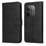 For Realme GT 6 / GT Neo6 SE Classic Calf Texture Flip Leather Phone Case(Black)