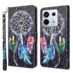 For Xiaomi Redmi Note 13 Pro 5G 3D Painted Pattern Leather Phone Case(Colorful Dreamcatcher)