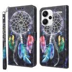 For Xiaomi Redmi Note 13 Pro+ 3D Painted Pattern Leather Phone Case(Colorful Dreamcatcher)