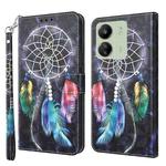 For Xiaomi Redmi 13C 3D Painted Pattern Leather Phone Case(Colorful Dreamcatcher)