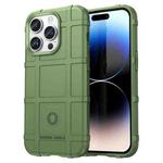 For iPhone 15 Pro Full Coverage Shockproof TPU Phone Case(Green)