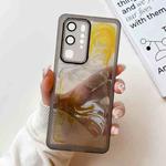 For Huawei P40 Pro Oil Painting Electroplating TPU Phone Case(Grey)