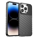 For iPhone 15 Pro Thunderbolt Shockproof TPU Phone Case(Black)