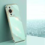 For Huawei nova 11 Pro XINLI Straight Edge 6D Electroplate TPU Phone Case(Mint Green)