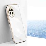 For Huawei Nova 14 XINLI Straight Edge 6D Electroplate TPU Phone Case(White)