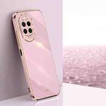 For Huawei Nova 14 Ultra XINLI Straight Edge 6D Electroplate TPU Phone Case(Cherry Purple)