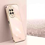 For Huawei Nova 14 Ultra XINLI Straight Edge 6D Electroplate TPU Phone Case(Pink)