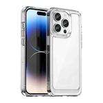 For iPhone 15 Pro Colorful Series Acrylic + TPU Phone Case(Transparent)