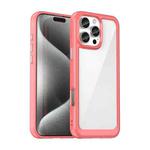 For iPhone 16 Pro Max Colorful Series Acrylic + TPU Phone Case(Red)