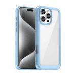 For iPhone 16 Pro Max Colorful Series Acrylic + TPU Phone Case(Blue)