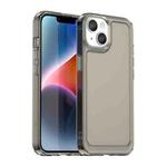 For iPhone 15 Candy Series TPU Phone Case(Transparent Grey)
