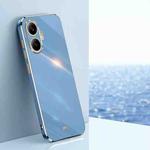 For Redmi Turbo 4 Pro XINLI Straight Edge 6D Electroplate TPU Phone Case(Celestial Blue)