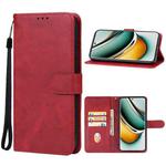 For Realme 11 Pro Leather Phone Case(Red)