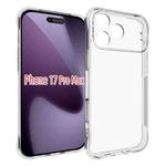 For iPhone 17 Pro Max Shockproof Non-slip Thickening TPU Phone Case(Transparent)