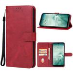 For Sharp Aquos Wish 3 Leather Phone Case(Red)