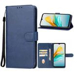 For ZTE Blade A53 Leather Phone Case(Blue)