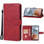 For ZTE Blade A54 Leather Phone Case(Red)