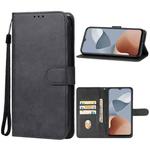 For ZTE Blade A34 Leather Phone Case(Black)