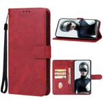 For ZTE nubia Red Magic 9S Pro Leather Phone Case(Red)