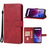 For CUBOT P60 Leather Phone Case(Red)