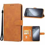 For CUBOT X50 Leather Phone Case(Brown)