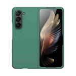 For Samsung Galaxy Z Fold5 Fuel Injection PC Skin Feel Phone Case(Green)