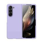 For Samsung Galaxy Z Fold5 Fuel Injection PC Skin Feel Phone Case(Purple)
