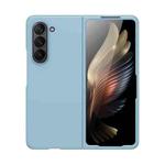 For Samsung Galaxy Z Fold5 Fuel Injection PC Skin Feel Phone Case(Sky Blue)