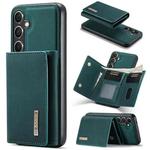 For Samsung Galaxy S24 5G DG.MING M1 Series 3-Fold Multi Card Wallet + Magnetic Phone Case(Green)