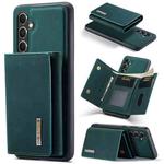 For Samsung Galaxy A55 5G DG.MING M1 Series 3-Fold Multi Card Wallet + Magnetic Phone Case(Green)