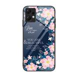 For Xiaomi Redmi Note 12 4G Global Colorful Painted Glass Phone Case(Flower)