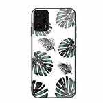 For Xiaomi Redmi Note 12 Turbo Colorful Painted Glass Phone Case(Banana Leaf)