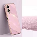 For vivo Y17S 4G XINLI Straight Edge 6D Electroplate TPU Phone Case(Cherry Purple)
