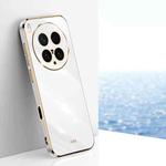For vivo X200 Ultra XINLI Straight Edge 6D Electroplate TPU Phone Case(White)