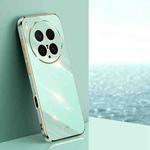 For vivo X200 Ultra XINLI Straight Edge 6D Electroplate TPU Phone Case(Mint Green)