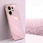 For vivo S30 Pro mini 5G XINLI Straight Edge 6D Electroplate TPU Phone Case(Cherry Purple)