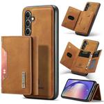 For Samsung Galaxy A54 5G DG.MING M2 Series 3-Fold Multi Card Bag + Magnetic Phone Case(Brown)