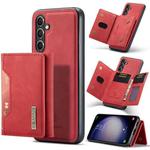 For Samsung Galaxy S23 FE 5G DG.MING M2 Series 3-Fold Multi Card Bag + Magnetic Phone Case(Red)