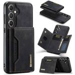 For Samsung Galaxy S24+ 5G DG.MING M2 Series 3-Fold Multi Card Bag + Magnetic Phone Case(Black)